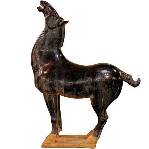 Sculpture - Stallion, Black LG