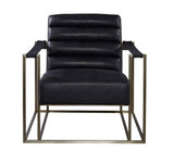 Leather, Jensen Chair  - Black